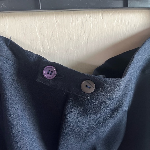 Vintage Women’s 2024 Trending Navy Slacks Pants Size 13 - Picture 4 of 6